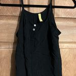 Final Touch Black Flowy Crop Top Photo 0