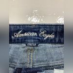 American Eagle  Outfitters women’s dark wash cuffed denim shorts. Size 6 Photo 3