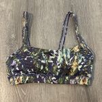 Lululemon Sz 6 Straight Up Workout Athletic Gym Yoga Lounge Floral Sports Bra Photo 4