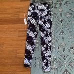 frankie's bikinis  Black and White Floral Leggings Photo 7