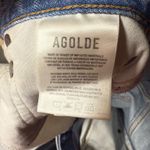 AGOLDE  90s Pinch High Rise Straight Jeans Distressed Button Fly Size 27 Photo 7