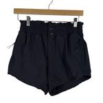 FLX Women’s High Rise Lined Athletic Utility Shorts Grey Size S Gray Photo 4