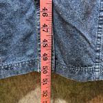 Spencer Alexis Vintage 90s Large Denim Button Down Maxi Shirt Dress Safari Style Blue Photo 4