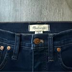 Madewell  Skinny Flare Jeans 28 Waist Dark Wash Raw Hem Photo 2