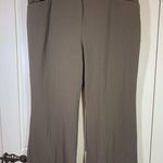 Chico's  3 Wide Leg Cropped Office Church Pants Womens XL Khaki DIY Hem‎ READ Photo 0