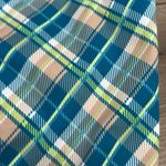 GG Blue High Rise‎ Bermuda Stretch Golf Shorts Blue Plaid Size 12 Photo 4
