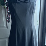 NWT Y2K mini black bow swing cocktail party dress, size 13/14 Size M Photo 0