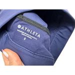 Athleta  Navy Blue & Black Rise Up Colorblock Sports Bra A-C Sz Small Photo 3