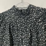 ZARA NWT  Printed Poplin Long Sleeve Mini Dress size S Photo 11