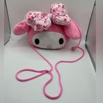 A Rare Htf Nakajima Sanrio Pouch My Melody Crossbody Plush Pink Photo 0