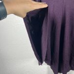 Splendid Womens Pullover Poncho Cape Sweater M/L V-Neck Purple Cashmere Blend Photo 3