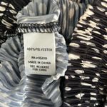 Fever Boudre Black White Crinkle Pleated Pull Photo 12