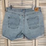 Denizen from Levi's DENIZEN (From Levi's) Mid Rise Distressed Stretch Jean Shorts Light Wash-16(w33) Photo 1