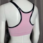 Bebe  Sport Pink Racerback Seamless Sports Bra Photo 5