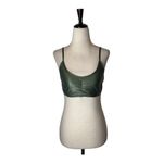Koral Sports Bra Women Small Olive Green Element Shimmer Strappy Yoga Athletic Photo 3