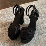 Jeffrey Campbell  black satin heels Photo 1