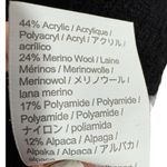 J.Crew NWT Stretch Wool Alpaca V-Neck Tunic Sweater Black M Photo 12