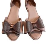 Melissa  Seduction V, Beige, Open Toe, Jelly Shoes w/ Bows, Sz 9 Photo 5