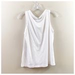 Madewell  Whisper Cotton Crewneck Muscle Sleeveless Tank in Optic White Photo 7