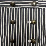 BCBGMAXAZRIA BCBG MAXARIA Mini Skirt Striped Button Front Size 8 Photo 2