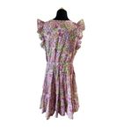 Taylor NWT Dresses Floral Sleeveless Dress In Cameo Pink Orchid size Large Photo 3