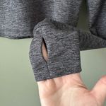 Aerie Offline by  Grey Cropped Long Sleeve Athletic Top - S Photo 1