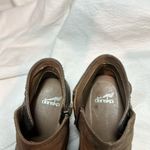 Dansko  ankle leather boot, metallic green and suede size 40 Photo 4