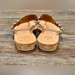 Impo Cancun Metallic Woven Leather Gold Sandal. Size 6 - Like New/Worn Once Photo 5