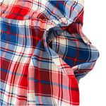 Torrid Red White Blue Woven Challis Zip Front Sleeveless Shirt Dress Size 2X Photo 7