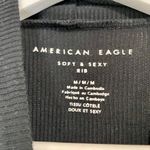 American Eagle  Outfitters Women's Tank Top Mock Neck Black Size Medium EUC Photo 3