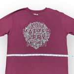 TWLOHA You Matter Very Much Graphic Tee Size Large Red Photo 5
