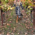 Joie  Gray Plaid Button Down Shirt Dress SMALL
Flannel Cotton Western Orig. $300 Photo 5