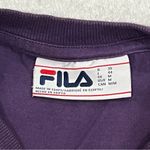 FILA  Purple & Black Shirt and Crop Legging Set Size Medium Photo 7