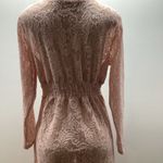 Emperice Size Medium Knitted 3 Button Closure Long Sleeve Cover Up. New Photo 4