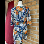 Highline Collective Asian Floral Kimono dress m Blue Size M Photo 9