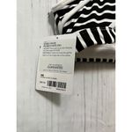 Athleta NWT Stark Stripe Double Dare Cutout Sports Bra - Black&White / Size XS Photo 2