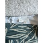 MELLODAY ‎ Women's Top Size Large  Green Leaves Print Short Sleeve Photo 4