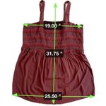 Torrid wine blouson strappy embroidered top, NEW with tags, size 3X Photo 5