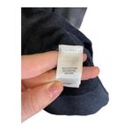 J.Jill Deep Navy Blue Sweater Blouse w/ Tie Neck Photo 3