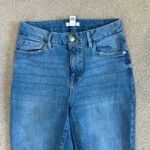 Forever 21 blue high rise flared bootcut raw hem jeans Photo 1