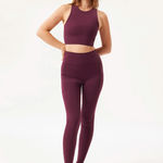 Girlfriend Collective Compressive Pocket Legging in Plum Photo 6