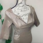 Queenspark Gold 1950’s Vintage Retro Pinup Dress Size 6 Photo 2