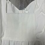 Hill House  The Juliet Top White Balloon Sleeves and Jewel Buttons Photo 7