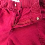 Liz Claiborne  Petite Red Linen Blend Drawstring Shorts Photo 99