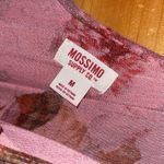 Mossimo Pink Floral Long Sleeve Ruffle Romper Size M Photo 2