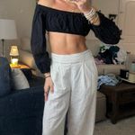 Forever 21 Strapless Long Sleeve Crop Top Photo 0