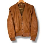 Wanderers The Londoner Cardi Lamb Leather Jacket Tan Photo 1