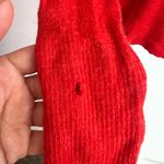 Kenar  Red 100% Merino Wool Sweater Classic Minimalist Winter Luxe Small Photo 2