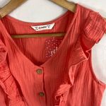 NWT PatPat Ruffle Detail Coral Pink Orange Dress Size Small Photo 1