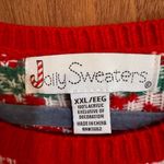 Jolly Sweaters Ugly Xmas Christmas Sweater derpy llama design size xxl Red Photo 2